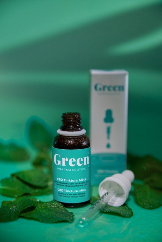 Green Pharmaceutics CBD Minze Tinktur 5%, 1500 mg, 30 ml