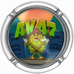 Best Buds Small Glass Ashtray AK47