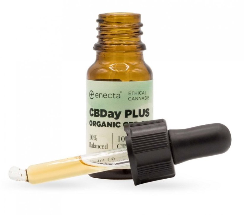 *Enecta CBDay Plus Uravnotežen Celoten spekter CBD olje 10%, 1000 mg, 10 ml