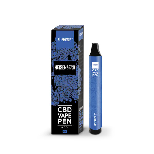 Euphoria CBD Heisenberg eldobható vape Pen, 2 ml