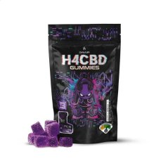 CanaPuff H4CBD Gummies Black Grape, 5 gab x 25 mg H4CBD, 125 mg