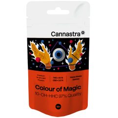 Cannastra 10-OH-HHC Fiore Colore della Magia qualità 97%, 1 g - 100 g