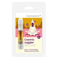 Cannastra HHC kazeta Kozmický žonglér (Zkittles), 99 %, 0,5 ml