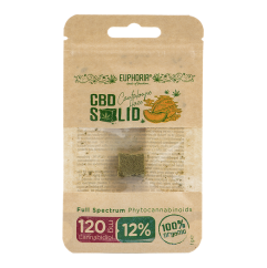Euphoria CBD Stisnjena konoplja Cantaloupe Meglica 1 g, 12 %, 120 mg CBD