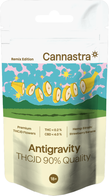 Cannastra THCJD Flor Antigravidade, qualidade THCJD 90%, 1g - 100 g