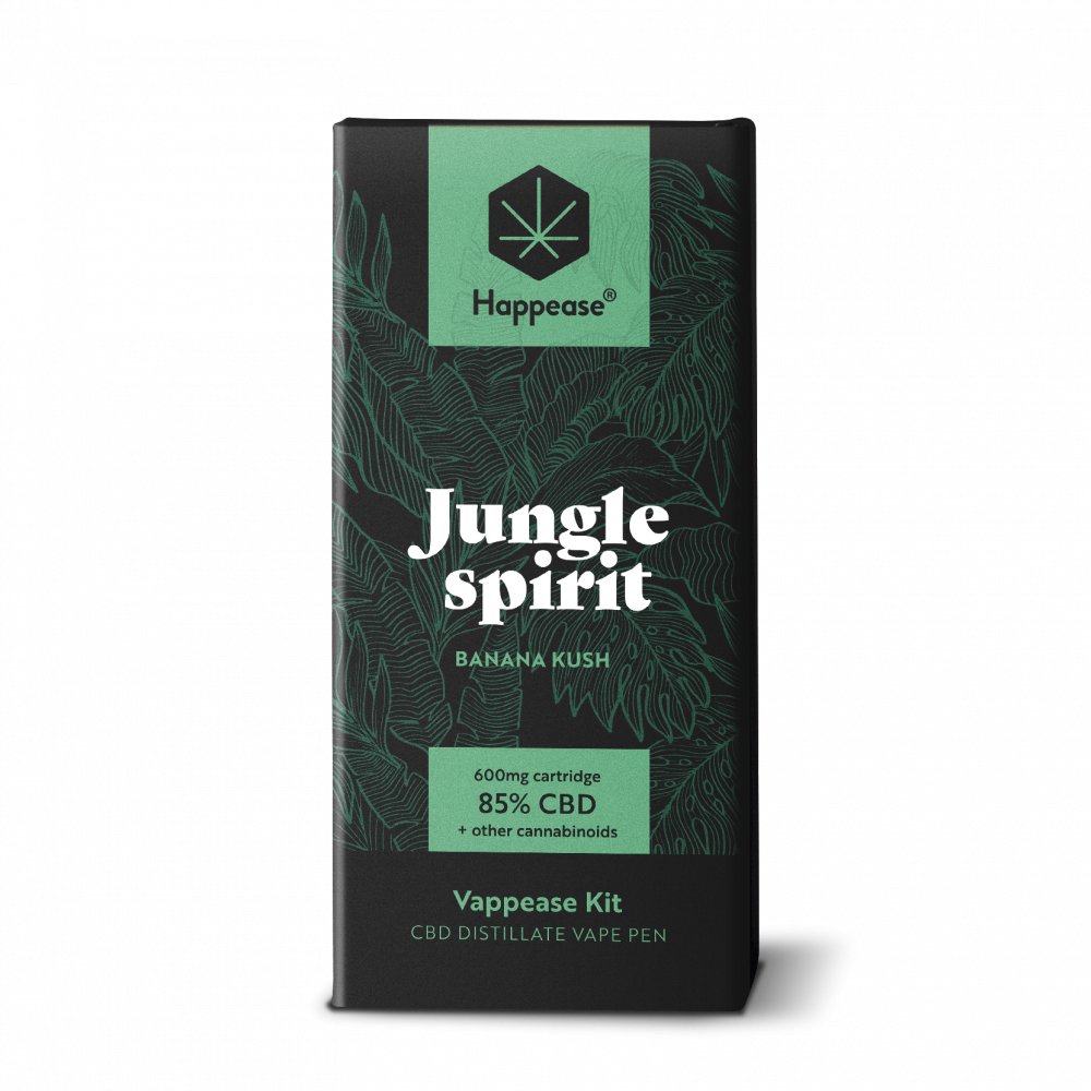 Happease Classic Jungle Spirit Vaping Kit 85 CBD 600 mg