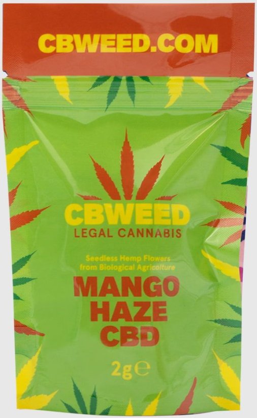 Cbweed Mango Haze CBD Çiçeği - 2 ila 5 gram