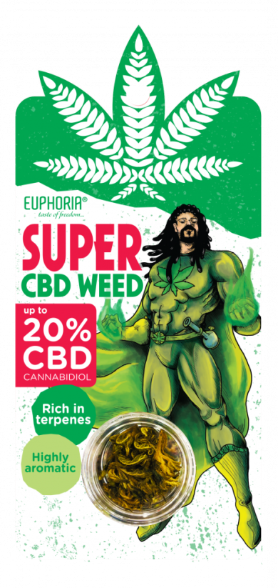 Euphoria - CBD Blumen Super Weed 0,7-1 g