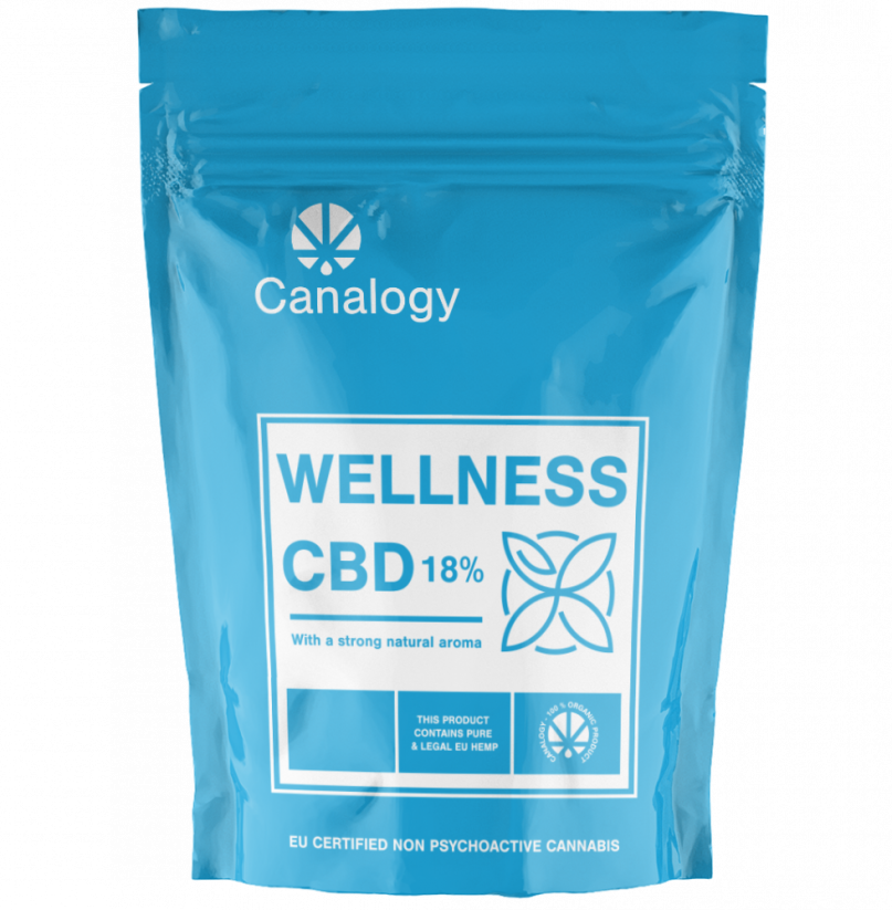 Canalogy CBD Hemp Flower Wellness 15%, 1 g - 1000 g