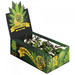 Cannabis Energy Skunk Lollies – škatuľka (70 lízatiek)