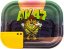 Best Buds Mission AK47 Kleines Metall-Rolltablett mit magnetischer Grinder-Karte