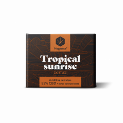 Happease Tropical Sunrise cartridge, 85% CBD, 2szt. x 600 mg, 1200 mg