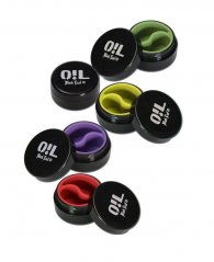 Oil Black Leaf Box with Silicone Inset 2x1,5ml