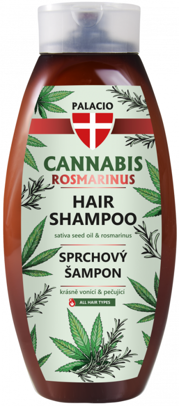 Palacio - Shampoo mit Cannabis und Rosmarinus, 500 ml