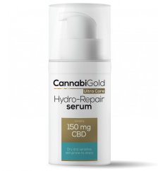 CannabiGold Hydro-Repair Serum für trockene Haut mit CBD 150 mg, 30 ml