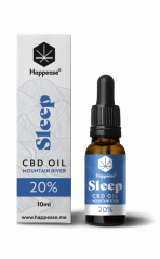 Happease Sleep CBD Oil Ορεινός ποταμός, 20 % CBD, 2000 mg, 10 ml