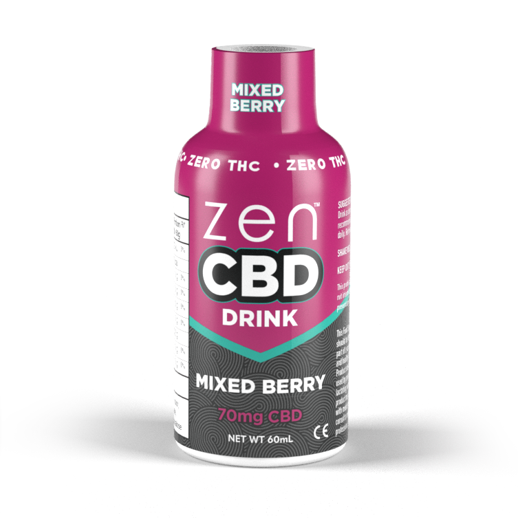 Băutură ZEN CBD - Mixed Berry, 70 mg, 60 ml