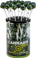 Cannabis Space Pops - Envase expositor (100 piruletas)