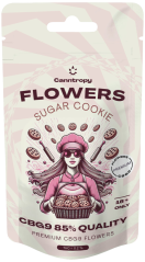 Canntropy Biscoito de Açúcar Flor CBG9, Qualidade CBG9 85%, 1 g - 100 g