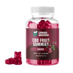 Cannabis Bakehouse CBD Fruchtgummis - Kirsche, 30 Stk x 10 mg CBD, 60 g