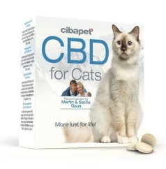 Cibapet CBD-pastiller til katte 100 tabletter, 130mg CBD