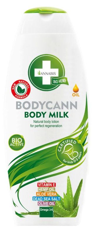 Annabis Bodycann doğal vücut sütü 250ml