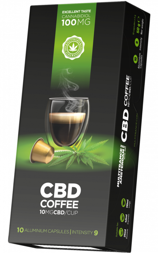 CBD コーヒー カプセル (CBD 10 mg) - カートン (10 箱)