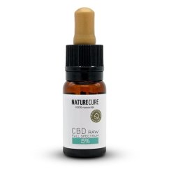 Nature Cure Täysi spektri Raw CBD Öljy - 5%, 10ml, 500 mg
