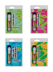 Canntropy Super Strong THCP kasetės, viskas viename rinkinys – 4 skoniai x 1 ml