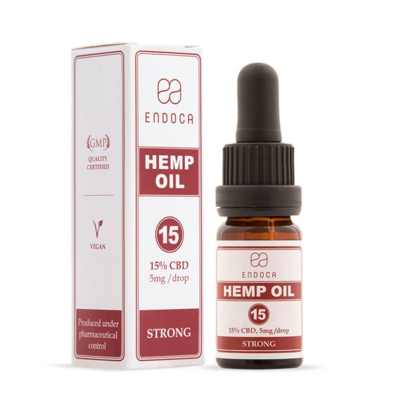 Endoca Hanföl 1500 mg CBD (15%), 10 ml