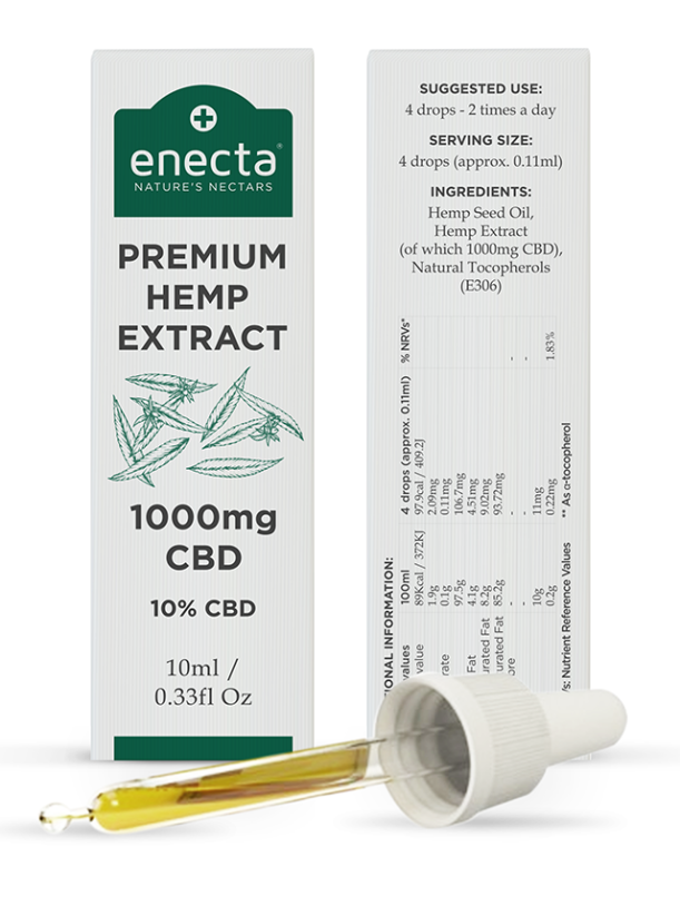 *Enecta CBD Konopný olej 10%, 3000 mg, 30 ml