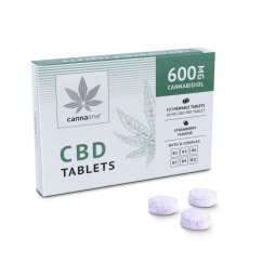 Cannaline CBD tabletes ar Bcomplex, 600 mg CBD, 10 x 60 mg