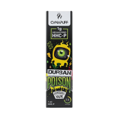 CanaPuff Durban Poison 96% HHCP - Kertakäyttöinen vape pen, 1 ml