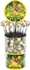 Cannabis Mango Kush Lollies – Display Container (100 Lollies)