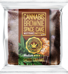 Cannabis Salted Caramel Brownie (srednji okus Sativa) - karton (24 pakiranja)