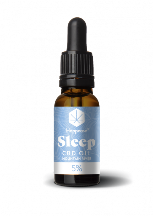 Happease Sleep CBD Olej Mountain River, 5 % CBD, 500 mg, 10ml