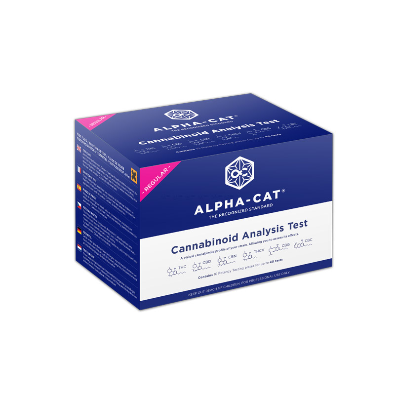 Alpha-CAT Prueba de análisis de cannabinoides - kit REGULAR
