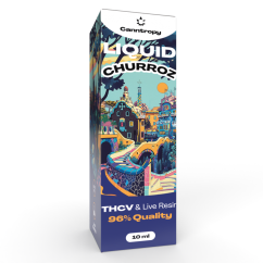 Canntropy THCV Liquid Churroz terpene din rășină vii, calitate THCV 96 %, 10 ml