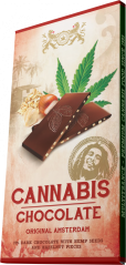 Bob Marley Ciocolată neagră cu canabis și alune - Cutie (15 batoane)