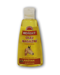 Herbavera Masážní olej KOŇSKÝ s kašanom in kostivalom 150 ml