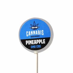 Cannabis Bakehouse CBD slikkepinde - Ananas, 5mg CBD