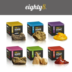 Eighty8 Concentrate CBD - Set All in One, 6 tipuri x 1 gram