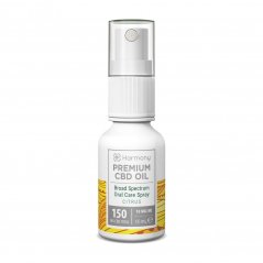 Harmony Cuidados bucais em spray CBD 150 mg, 15 ml, Citrino