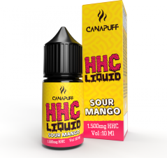 CanaPuff Płyn HHC Kwaśne Mango, 1500 mg, 10ml