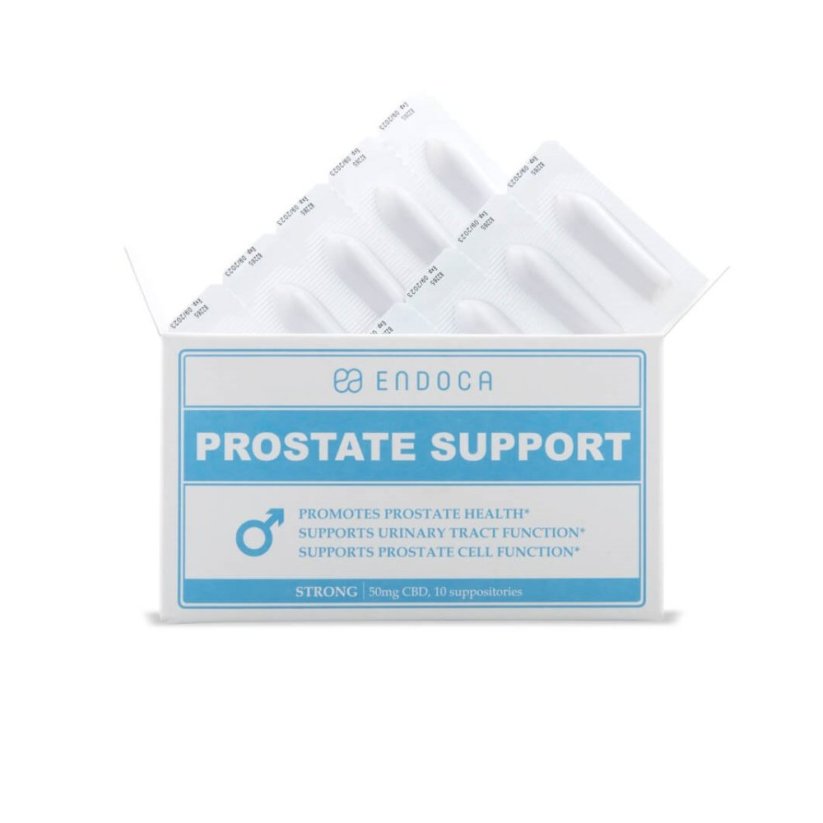 Endoca Suposiidid Prostate Support 500 mg CBD, 10 tk