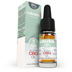 Cibdol Hemp Oil 5% CBG and 2,5% CBD, 500:250 mg, 10 ml