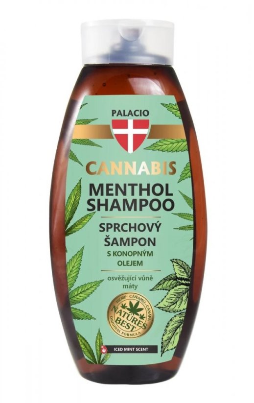 Palacio - Dusch-Shampoo Cannabis und Menthol, 500ml