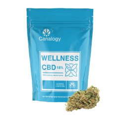 Canalogy CBD hampeblomst Wellness 15%, 1 g - 1000 g