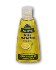 Herbavera maslačno olje ACTIVE Lemongrass z bergamotom 150ml