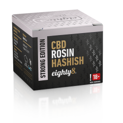 Eighty8 Rosin Hash 25 % CBD, THC 0,2%, 1 g